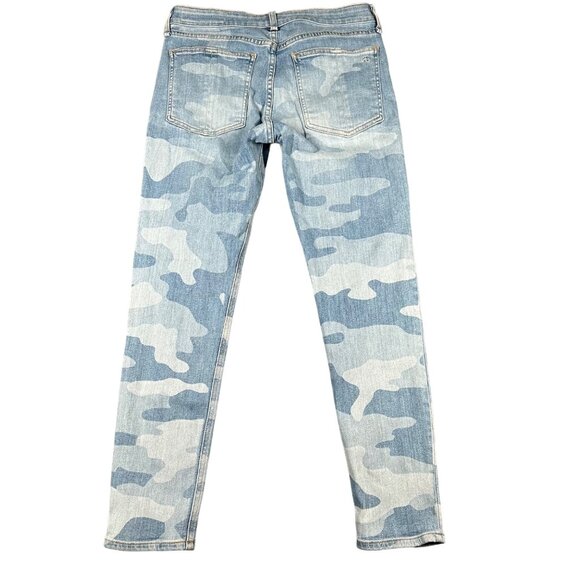 Rag & Bone Womens 28 Cate Mid Rise Ankle Skinny Blue Camo Cropped Jeans - Picture 12 of 14
